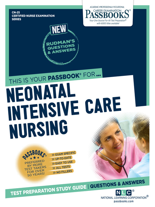 Title details for NEONATAL INTENSIVE CARE NURSING by National Learning Corporation - Available